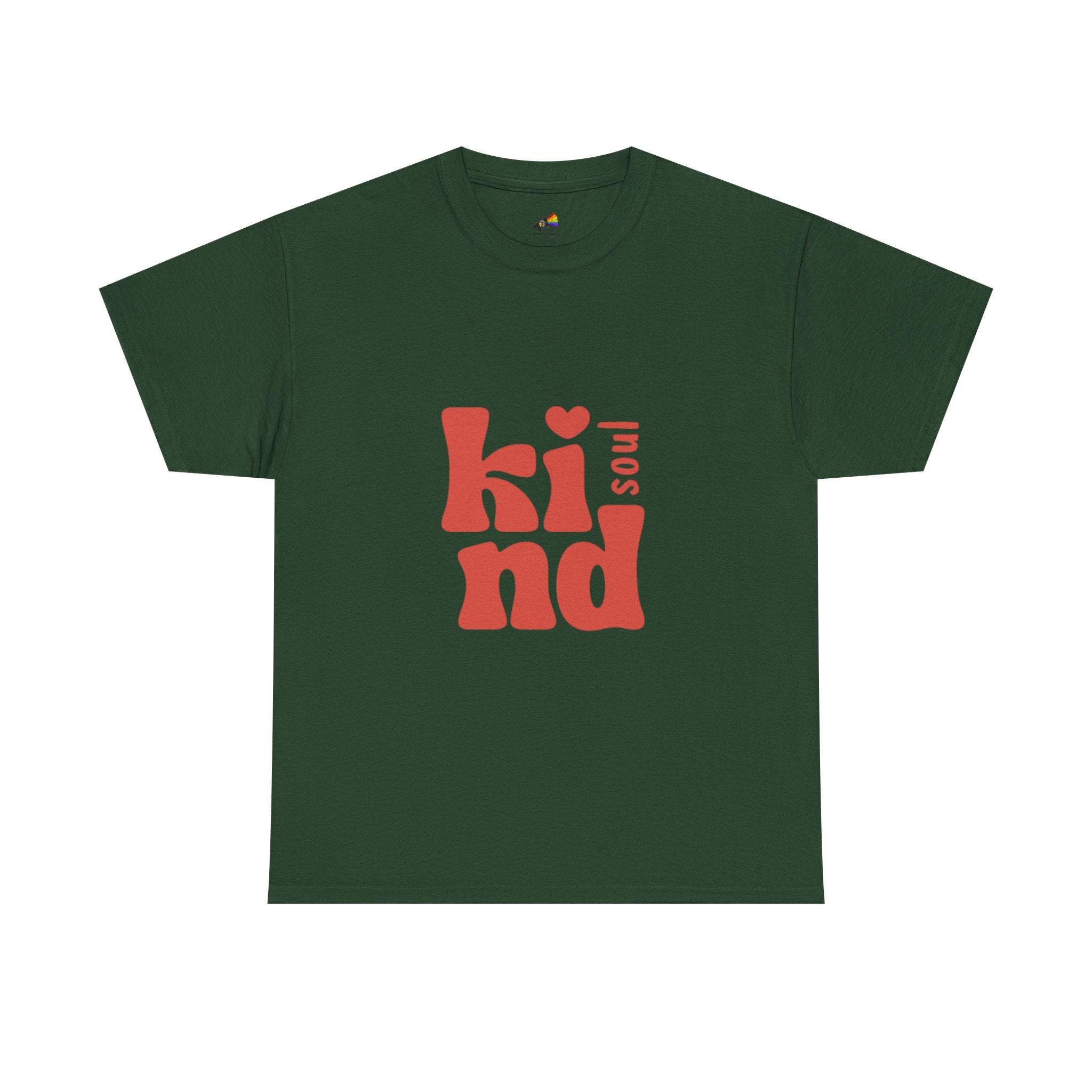 Kind Soul Tee — Retro Red Kindness Graphic T‑Shirt