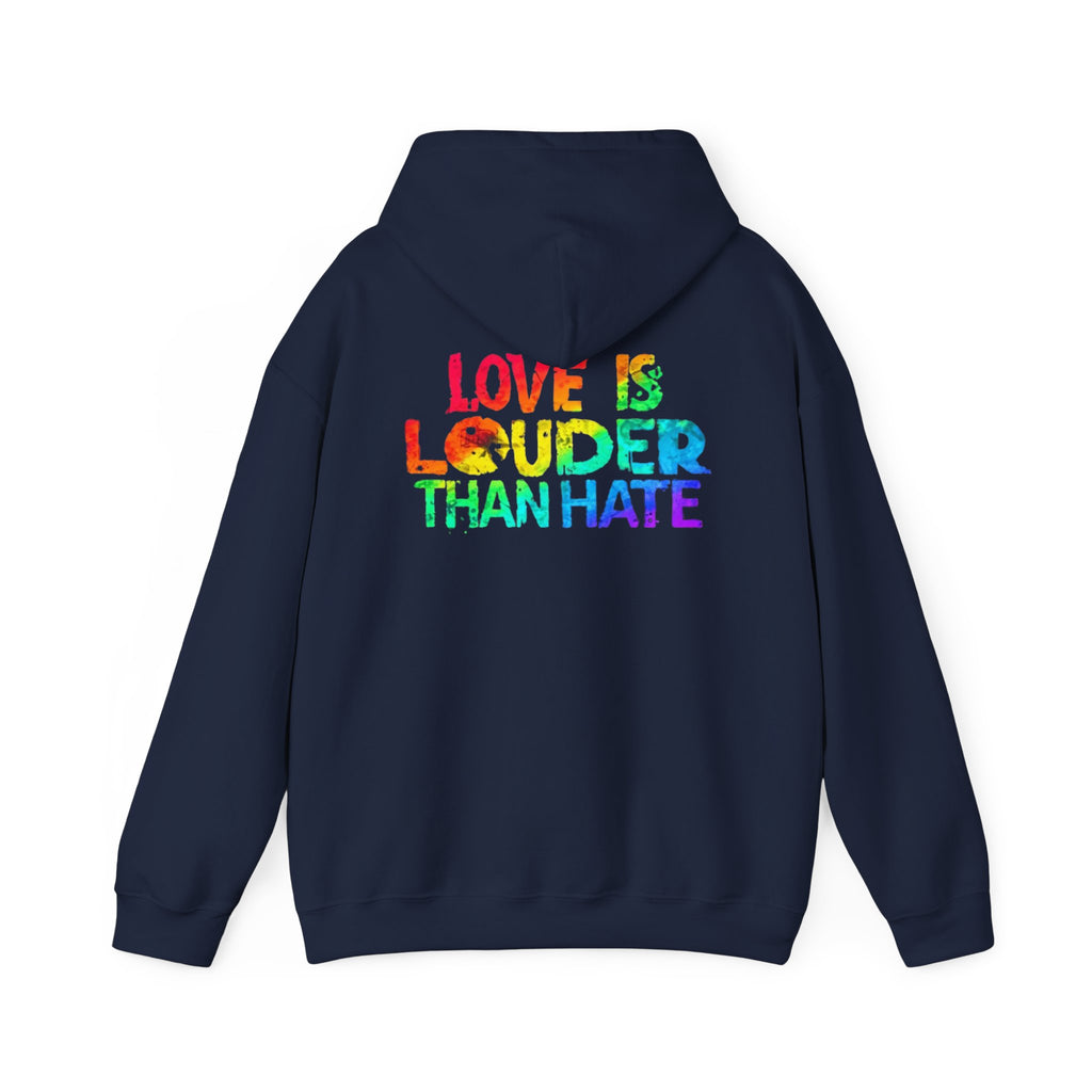 Love Is Louder Hoodie — Rainbow Pride 'Love Out Loud' Pullover