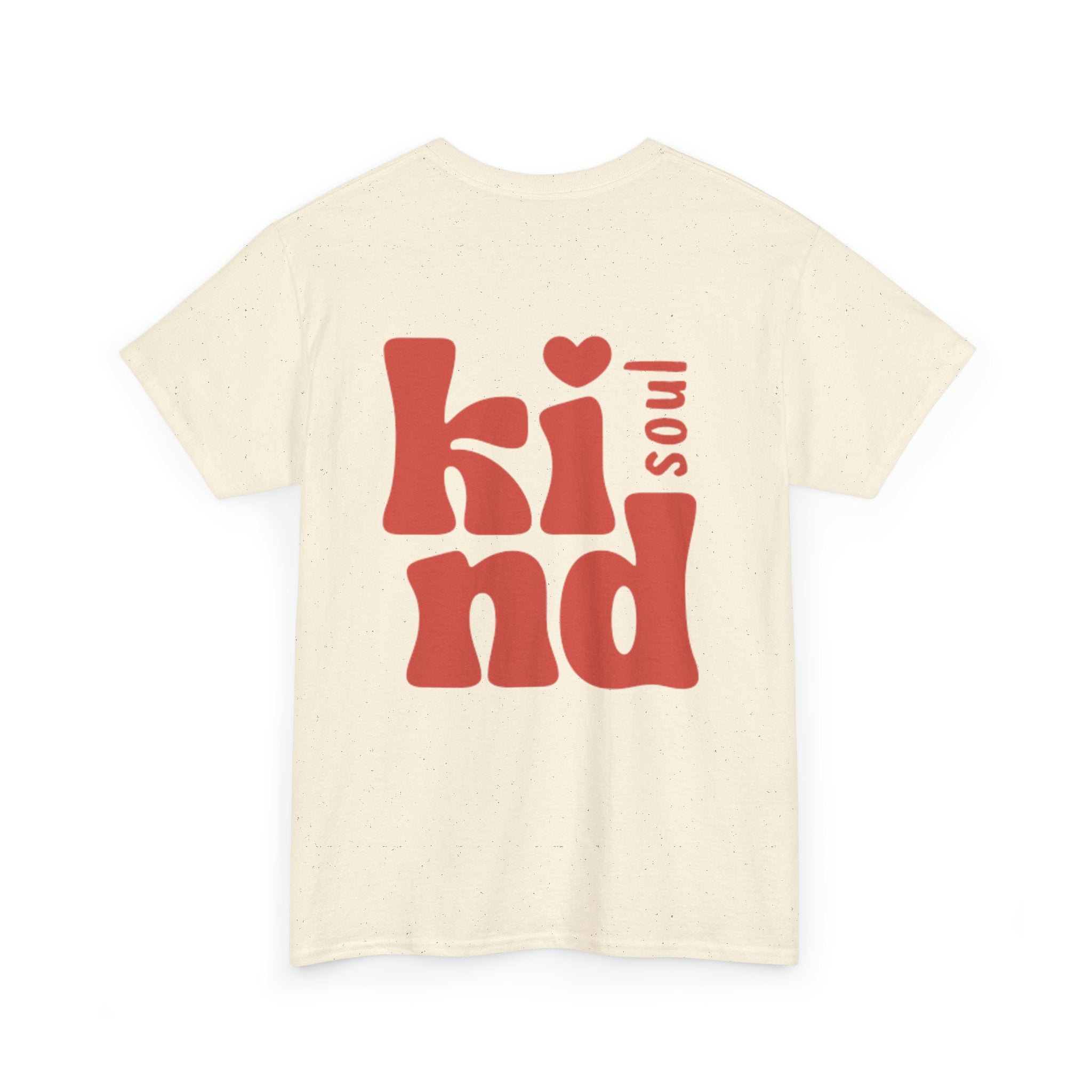 Kind Soul Tee — Retro Red Kindness Graphic T‑Shirt