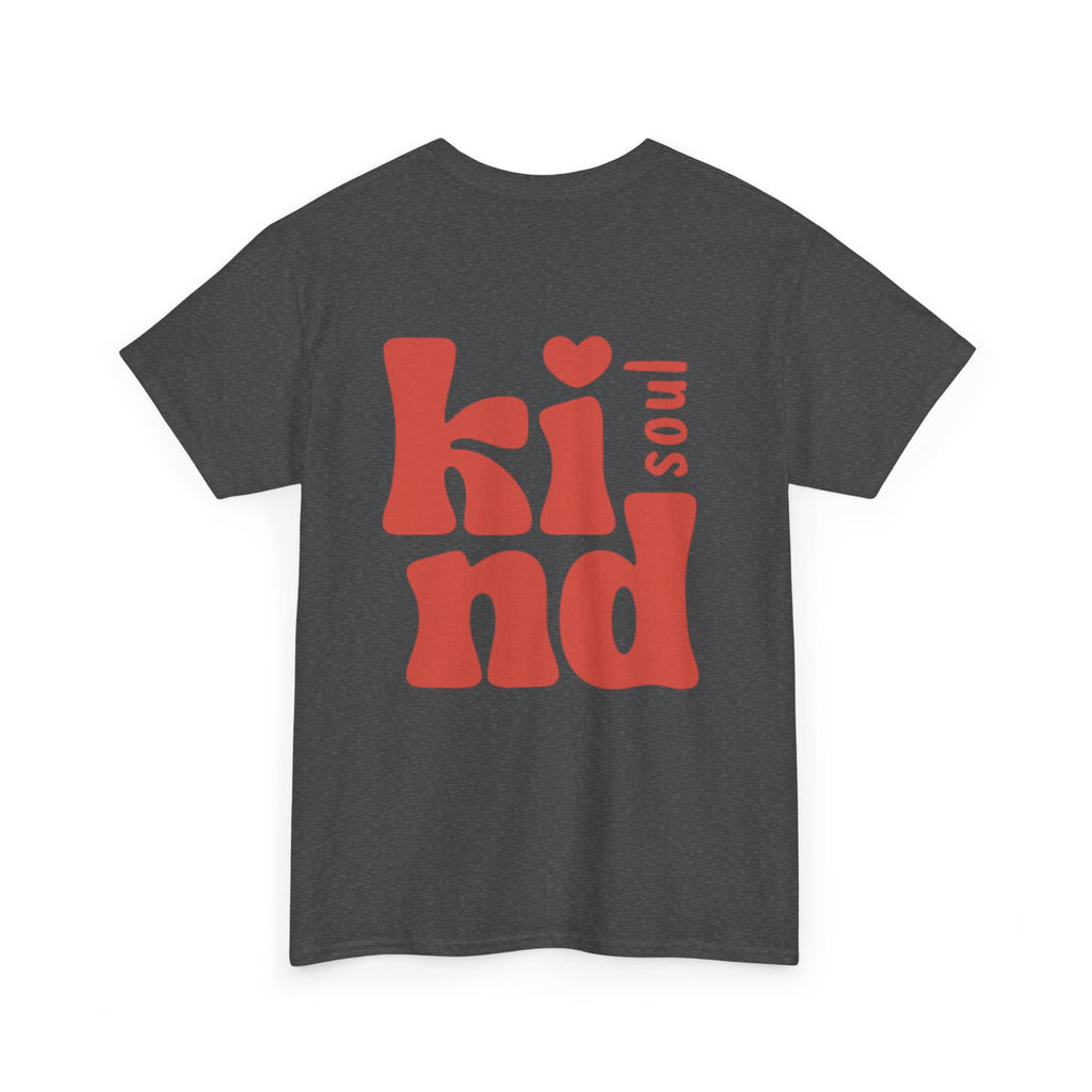 Kind Soul Tee — Retro Red Kindness Graphic T‑Shirt