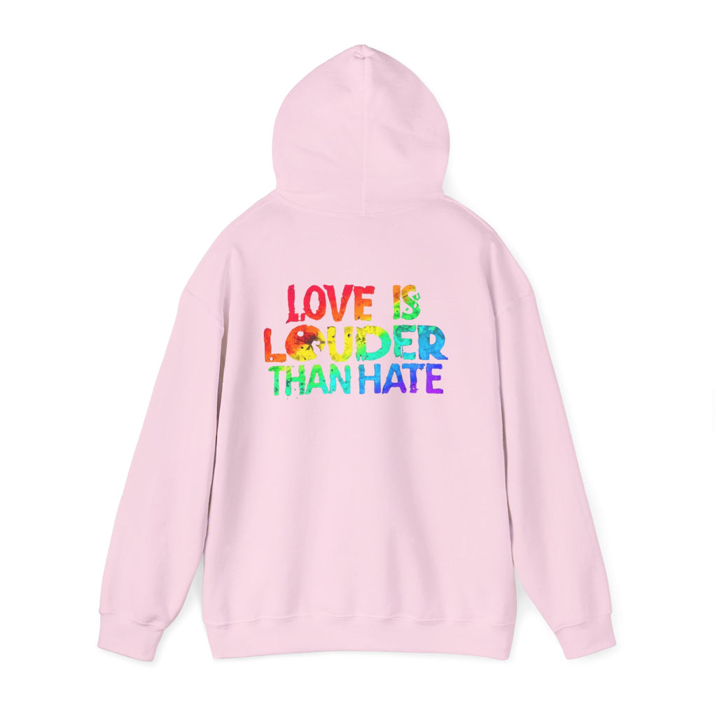 Love Is Louder Hoodie — Rainbow Pride 'Love Out Loud' Pullover