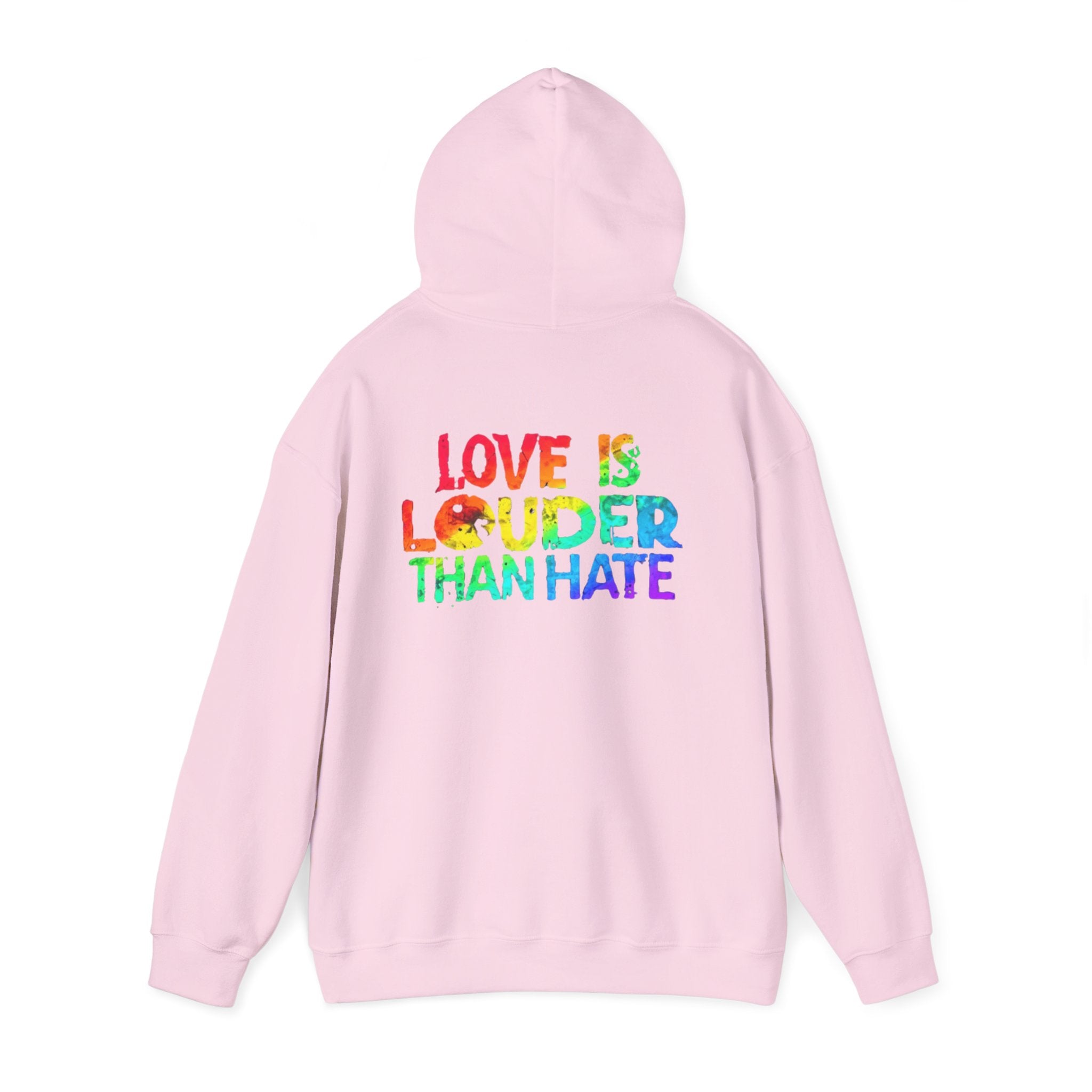 Love Is Louder Hoodie — Rainbow Pride 'Love Out Loud' Pullover