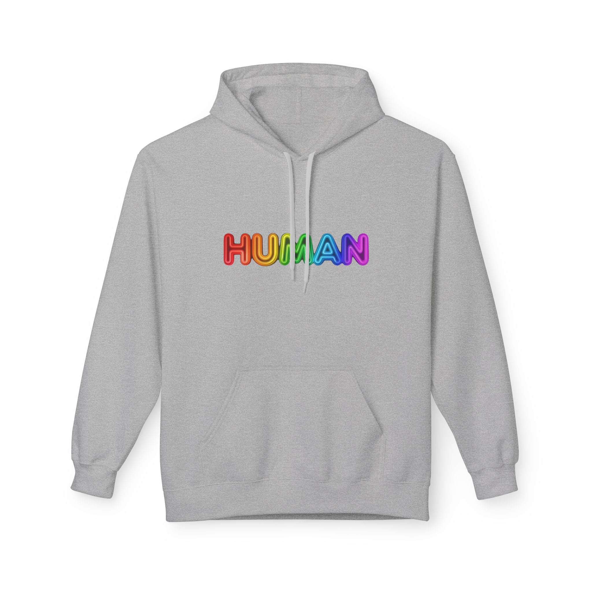 Human Rainbow Hoodie – LGBTQ+ Pride Graphic Pullover