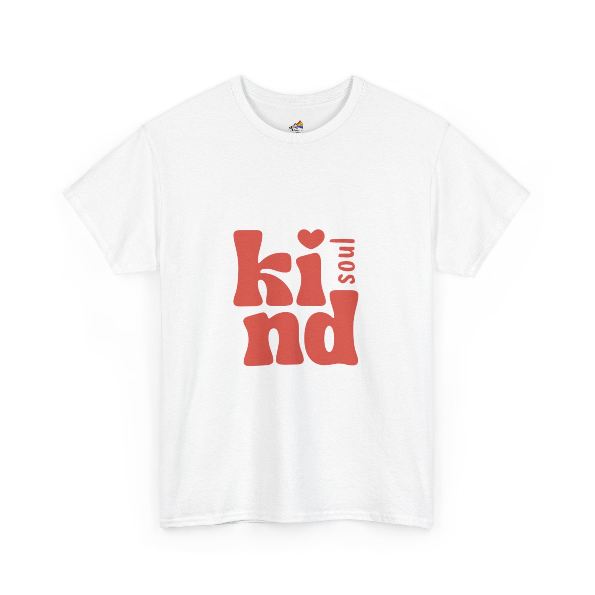 Kind Soul Tee — Retro Red Kindness Graphic T‑Shirt