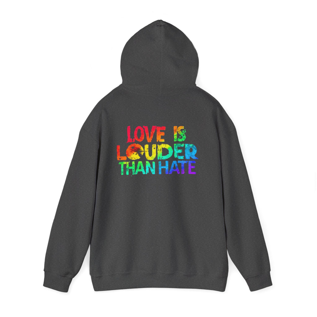 Love Is Louder Hoodie — Rainbow Pride 'Love Out Loud' Pullover