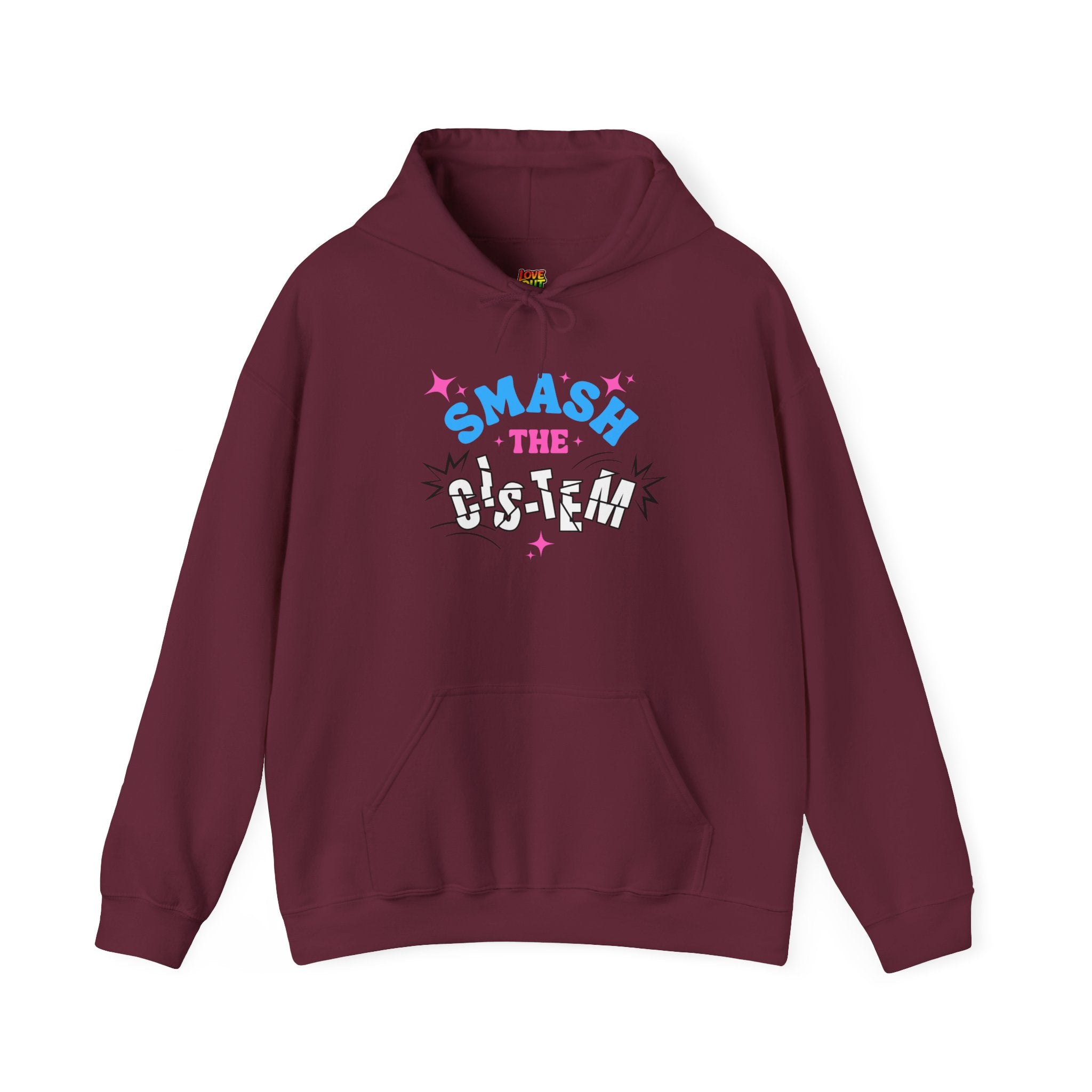 Smash the Patriarchy Hoodie - Feminist Graphic Pullover