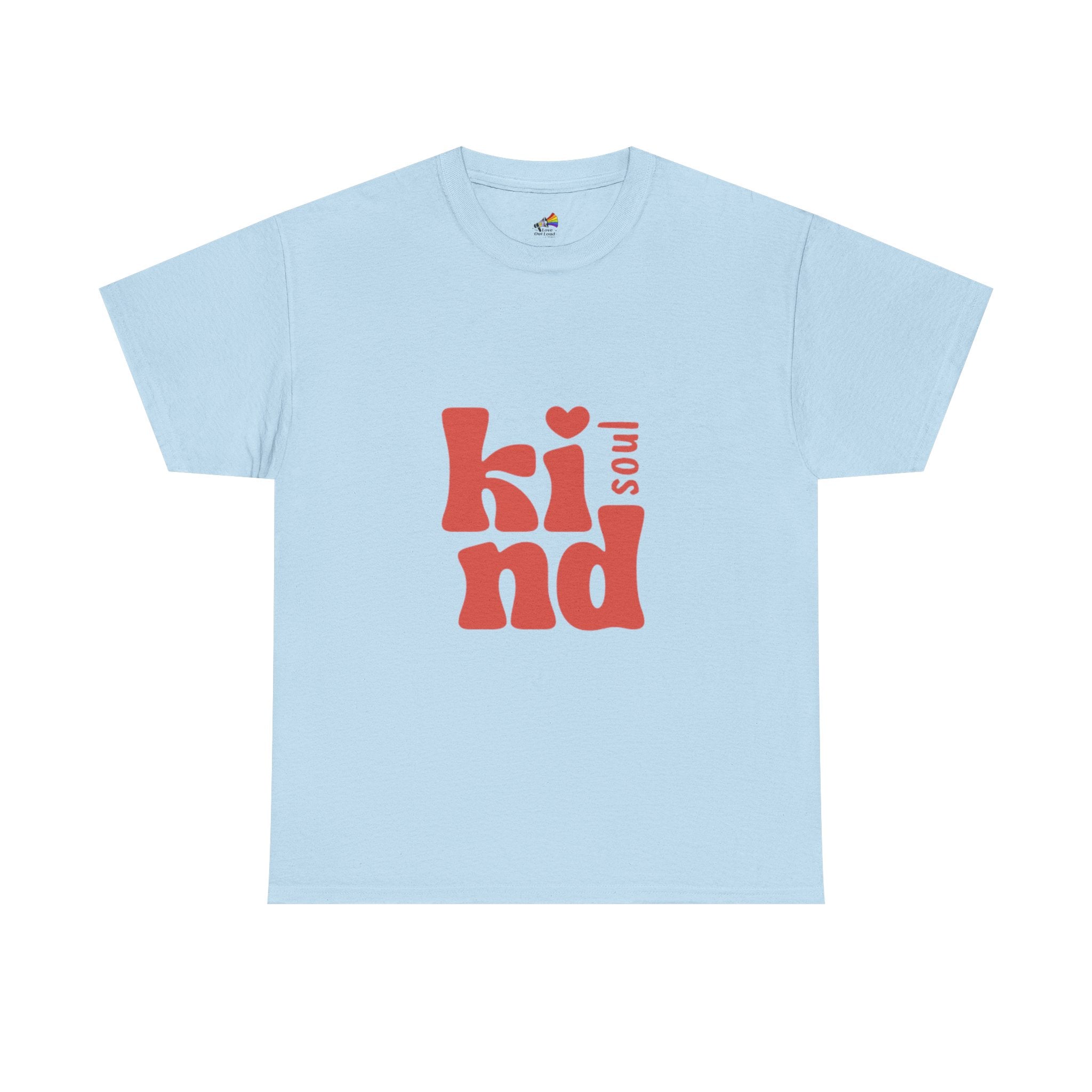 Kind Soul Tee — Retro Red Kindness Graphic T‑Shirt