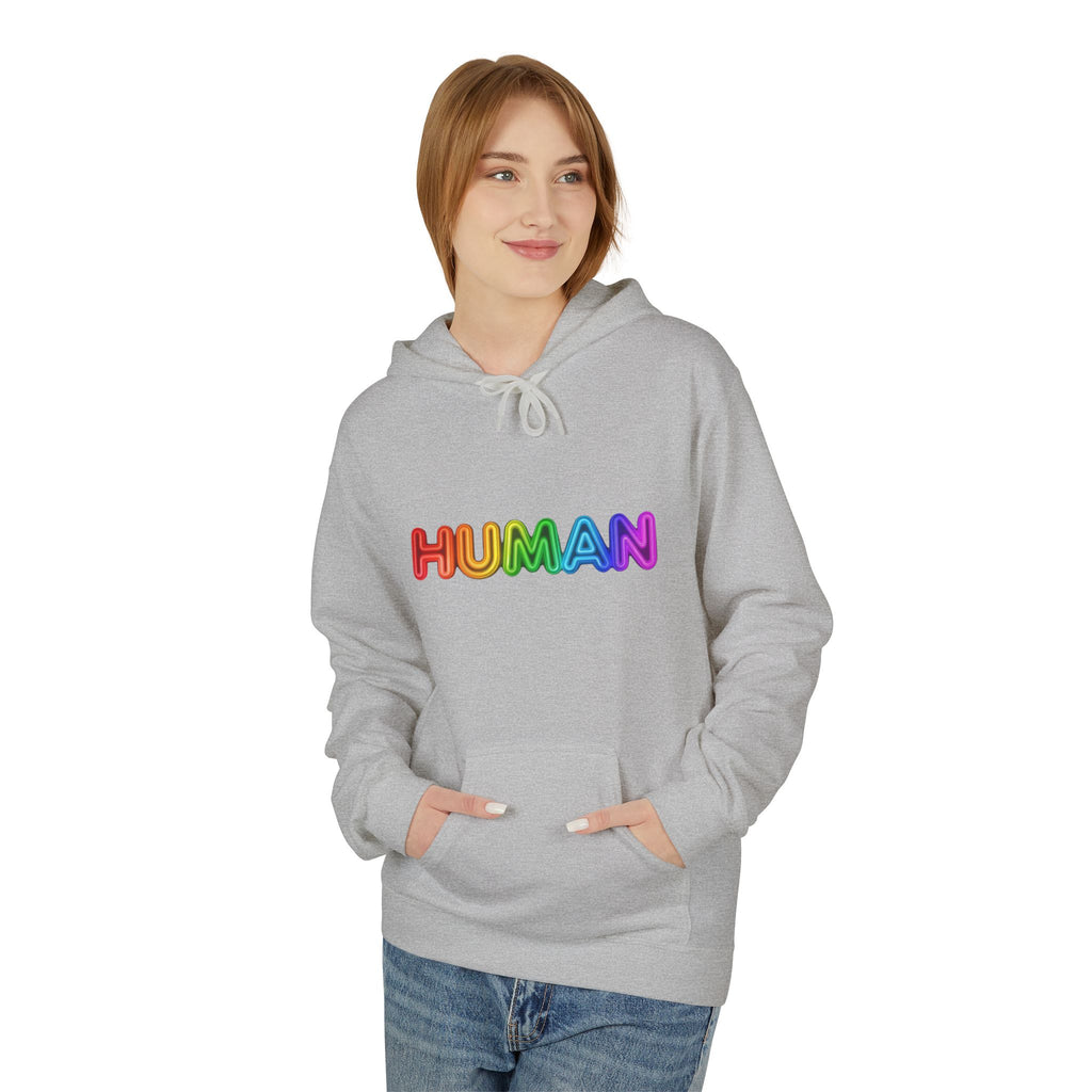 Human Rainbow Hoodie – LGBTQ+ Pride Graphic Pullover