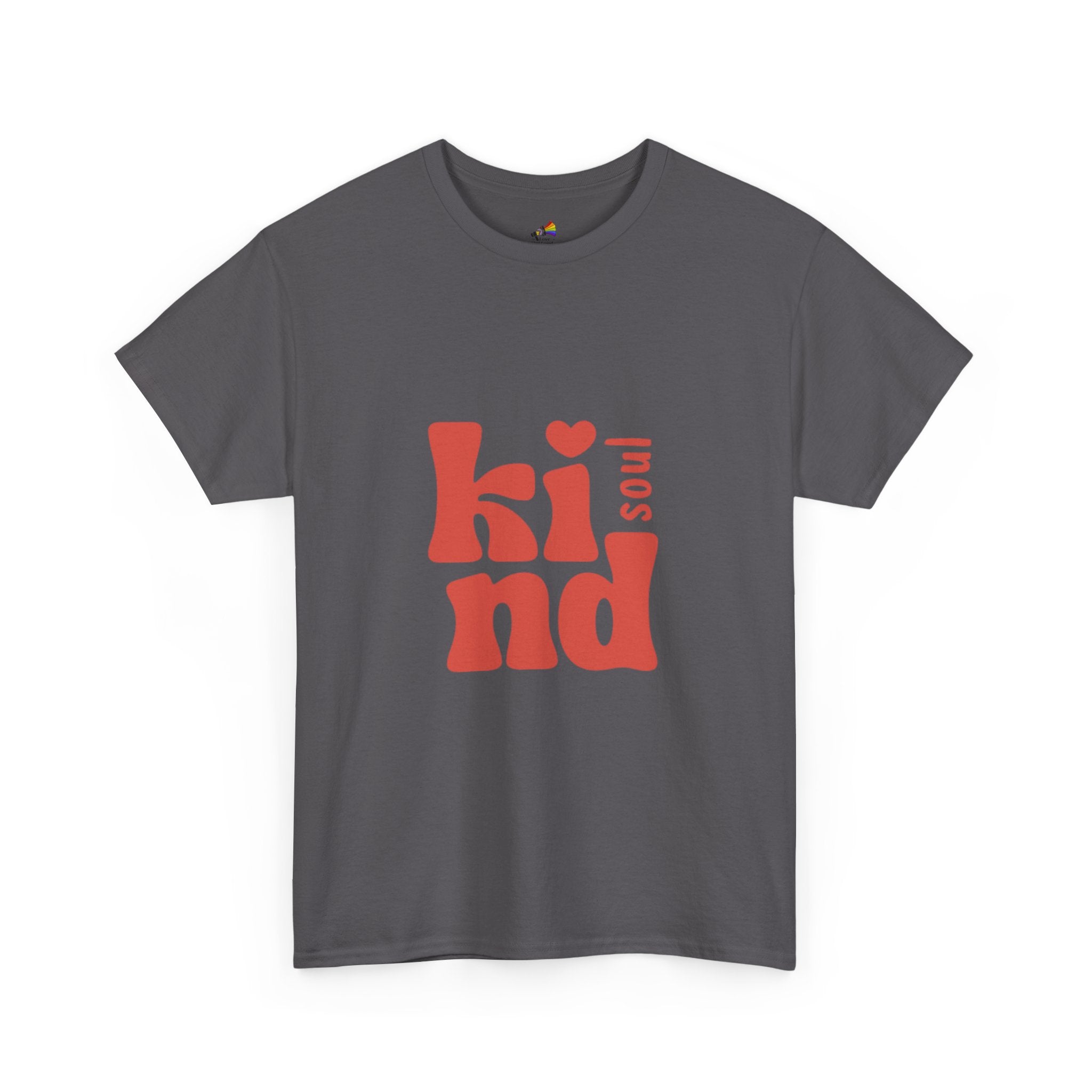 Kind Soul Tee — Retro Red Kindness Graphic T‑Shirt