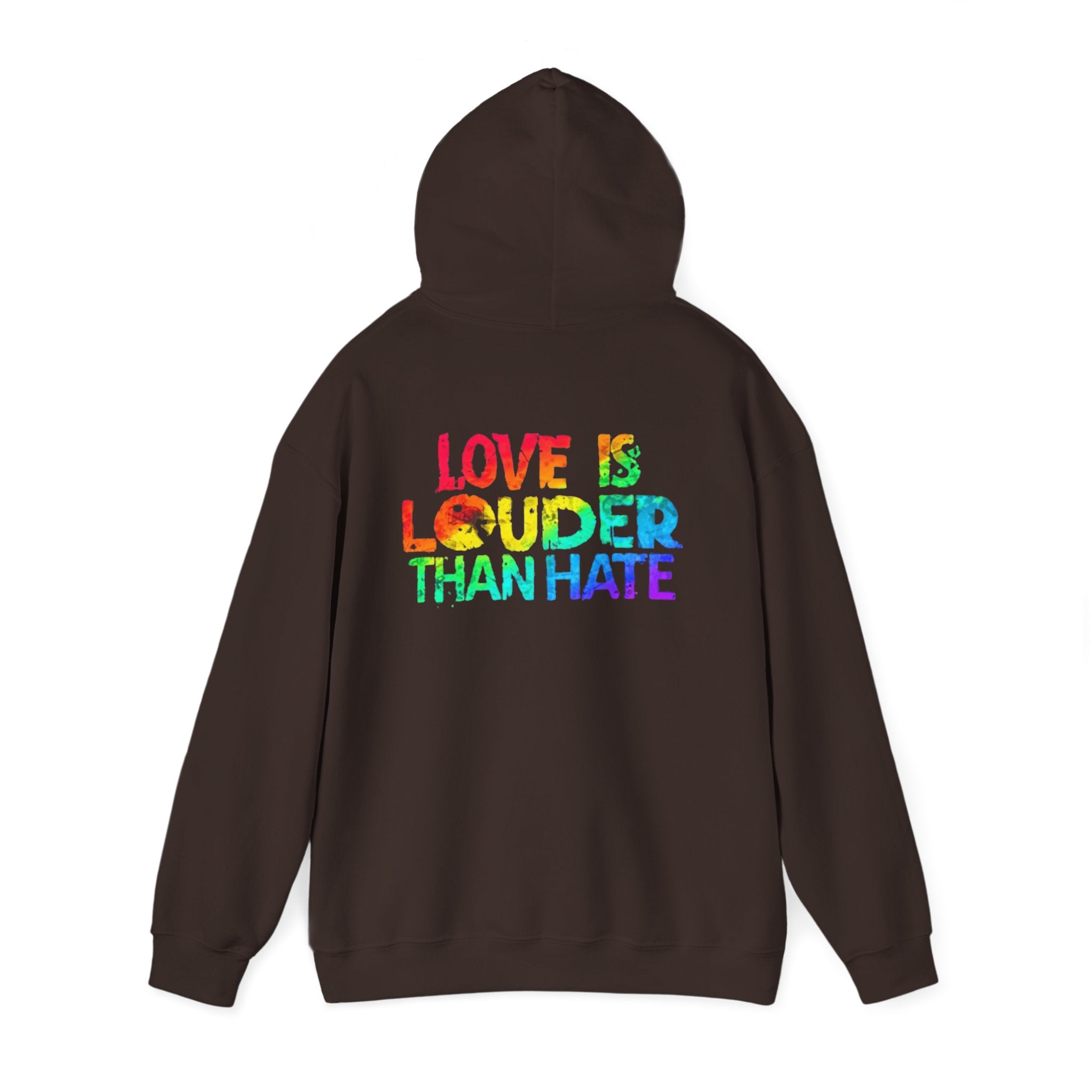 Love Is Louder Hoodie — Rainbow Pride 'Love Out Loud' Pullover