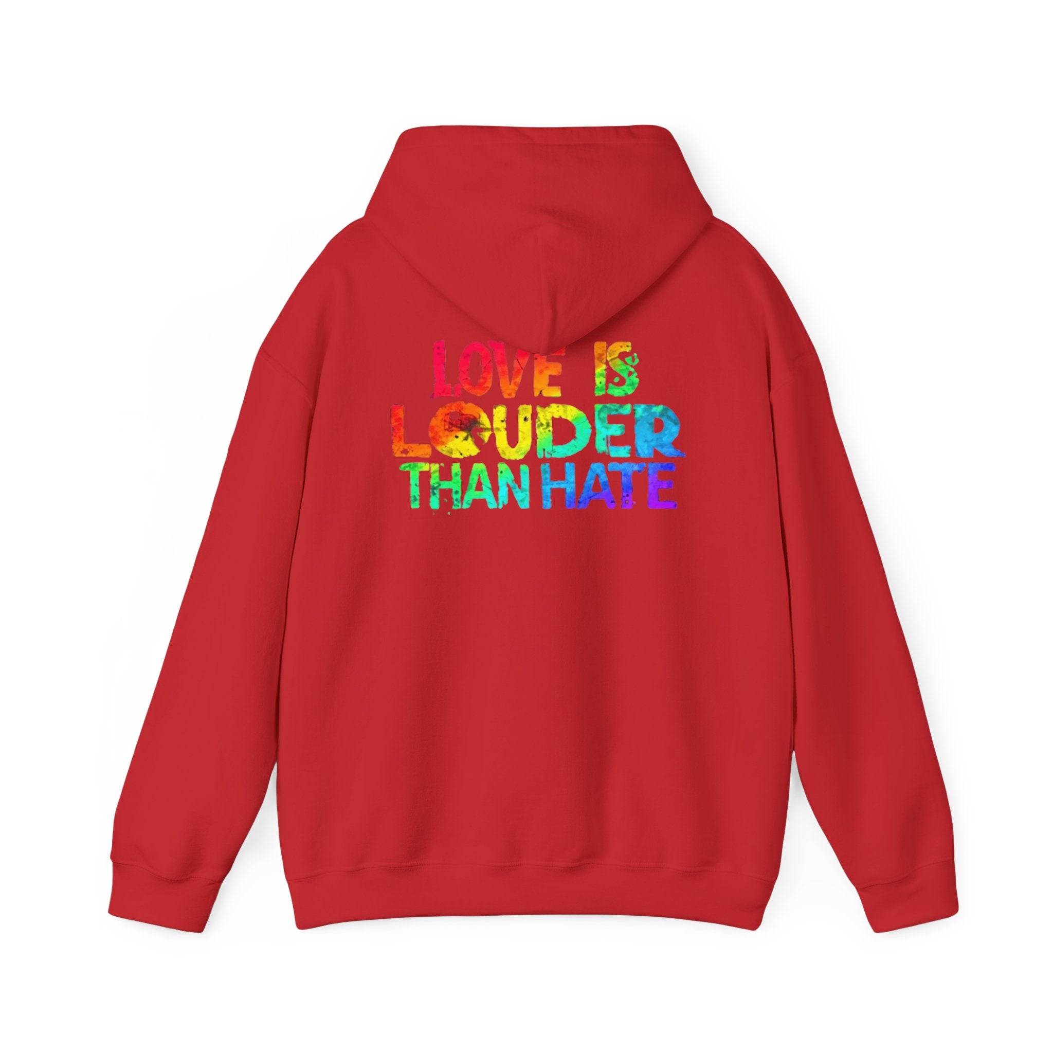 Love Is Louder Hoodie — Rainbow Pride 'Love Out Loud' Pullover