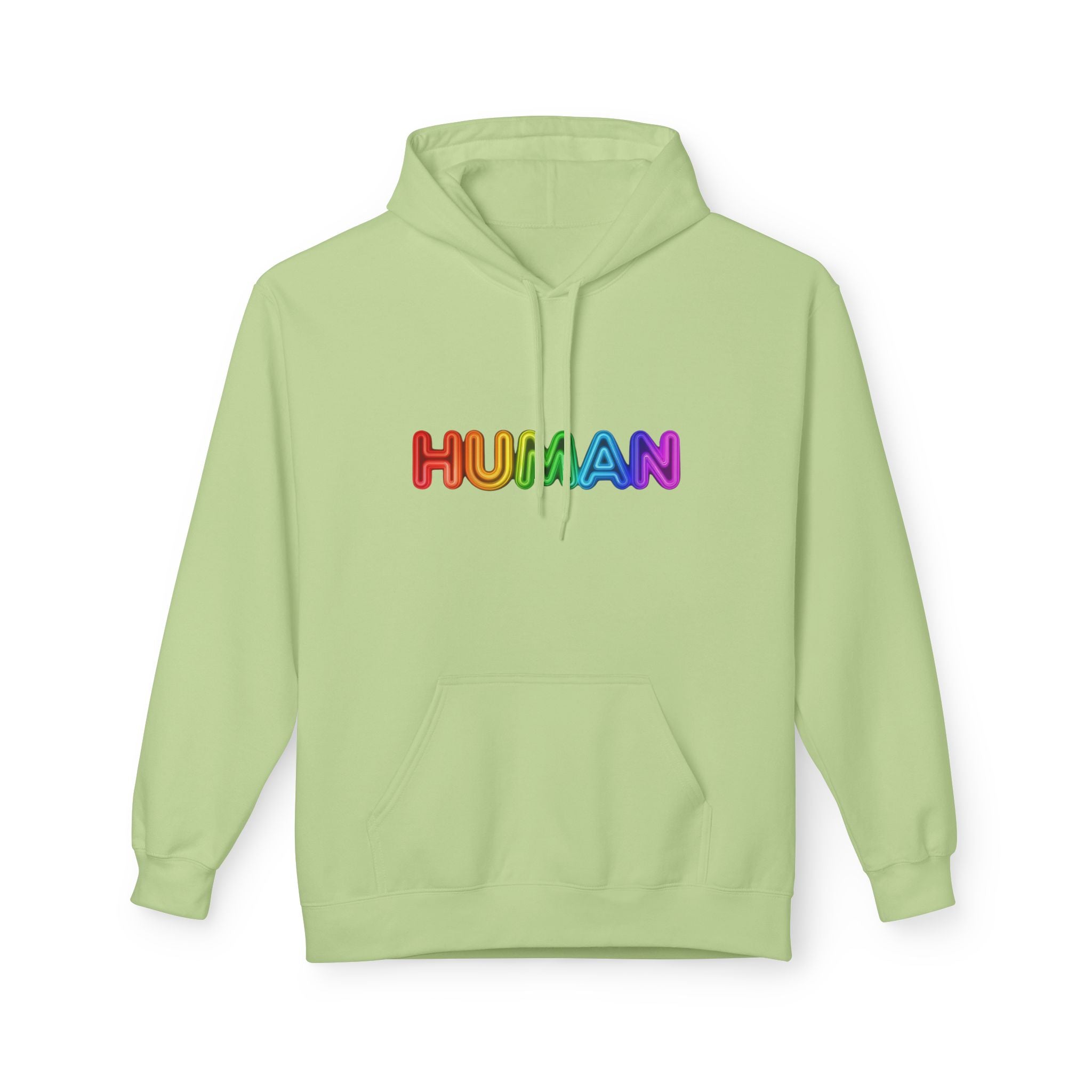 Human Rainbow Hoodie – LGBTQ+ Pride Graphic Pullover