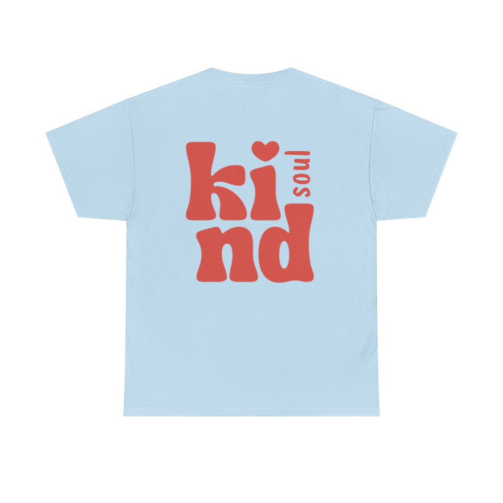 Kind Soul Tee — Retro Red Kindness Graphic T‑Shirt